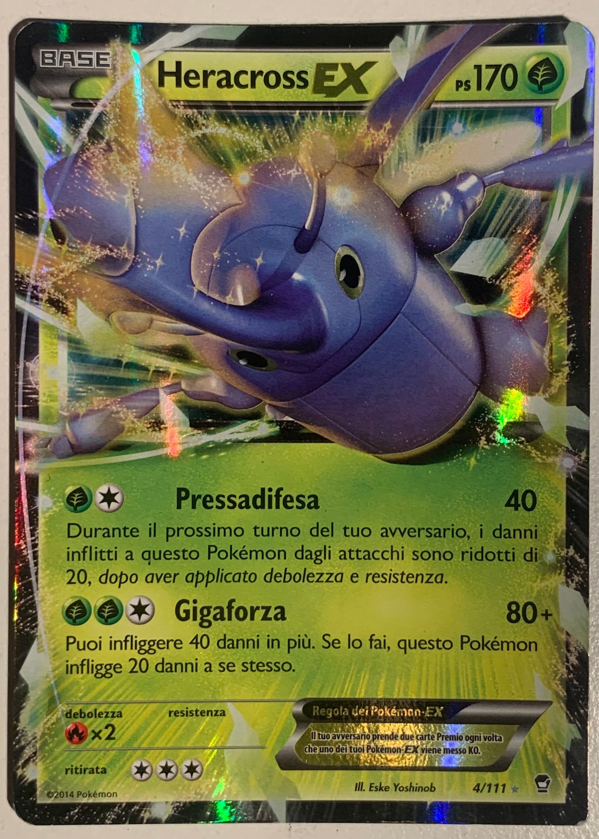 Heracross EX 4/111 Colpi Furiosi - Exellent